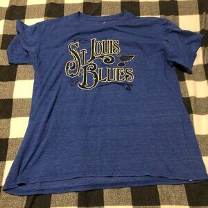 Saint Louis Blues T-Shirt Fanatics NHL XL 50% Cotton 37% Cotton 13% Rayon